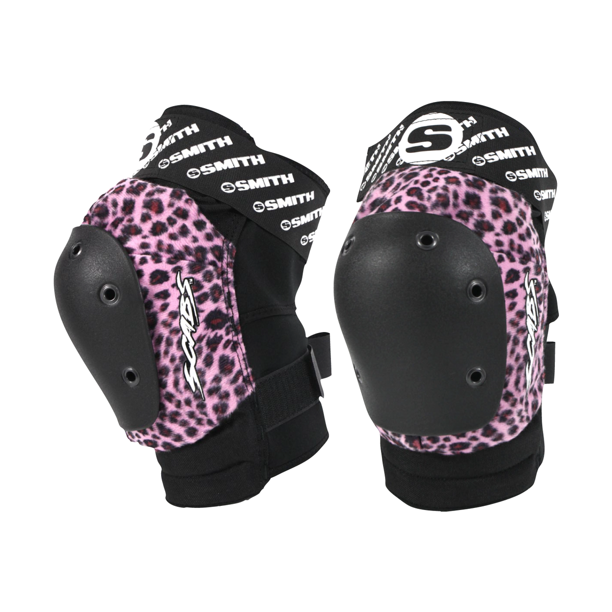 Smith Scabs - Leopard Elite Knee Pad - Pink – SmithScabs