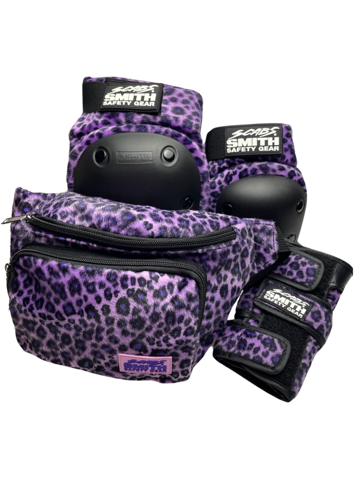 SCABS YOUTH 3 set pack-Purple Leopard