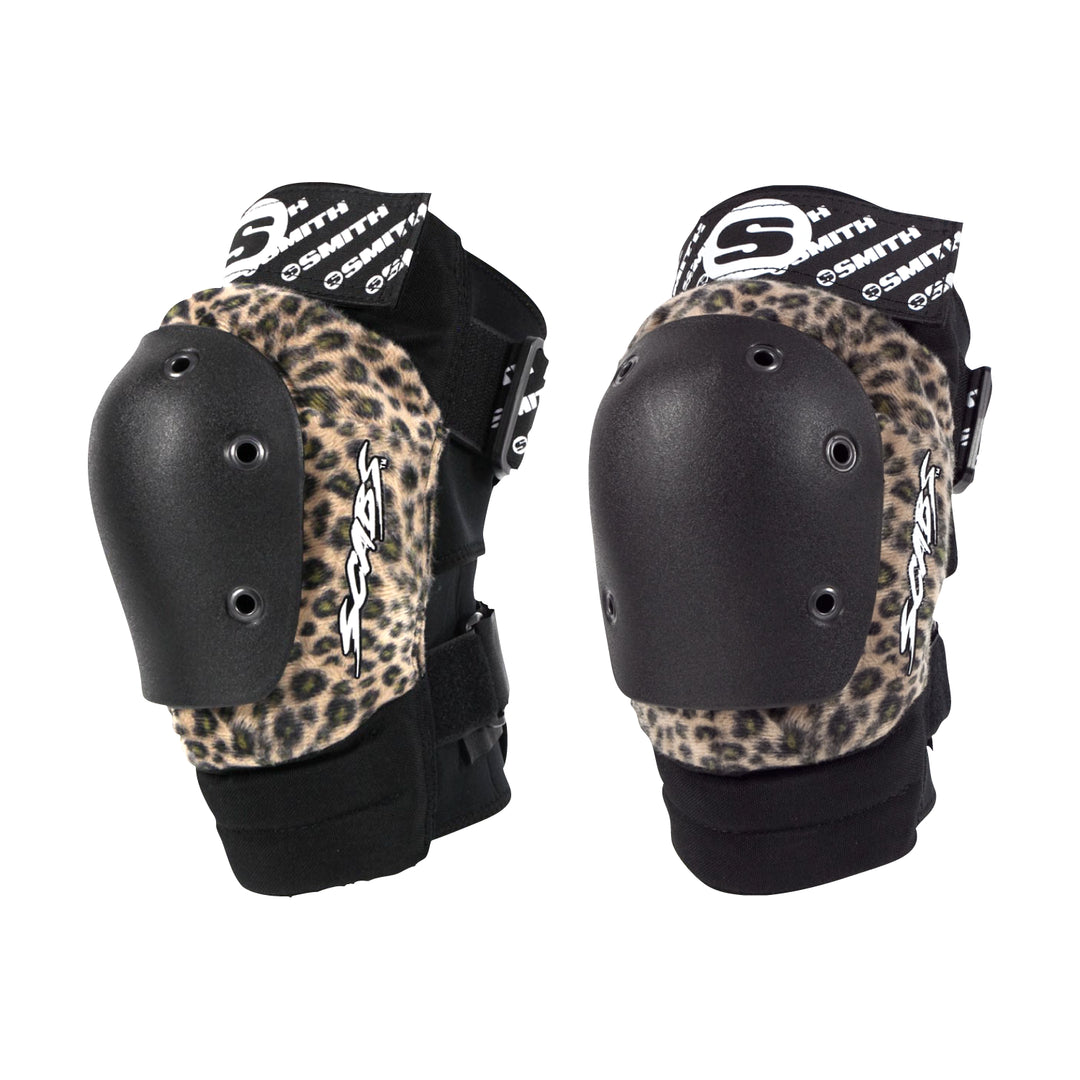 送料込新品SMITH SCABS ELITE KNEEPAD(S~M)ニーパット P1_ELITE_KNEE_FRONT_SIDE_LEOPA
