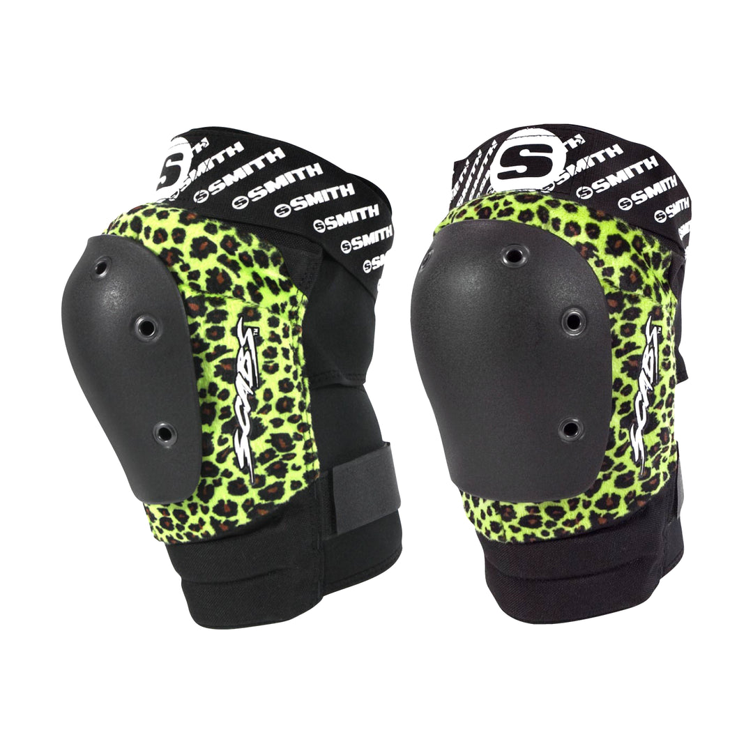 Smith Scabs - Leopard Elite Knee Pad - Green – SmithScabs