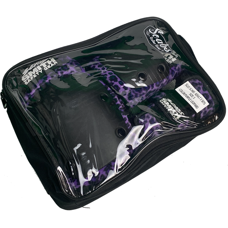 Smith Scabs - Adult 3 Pack -Purple Leopard