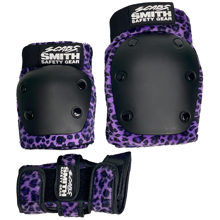 Smith Scabs - Adult 3 Pack -Purple Leopard