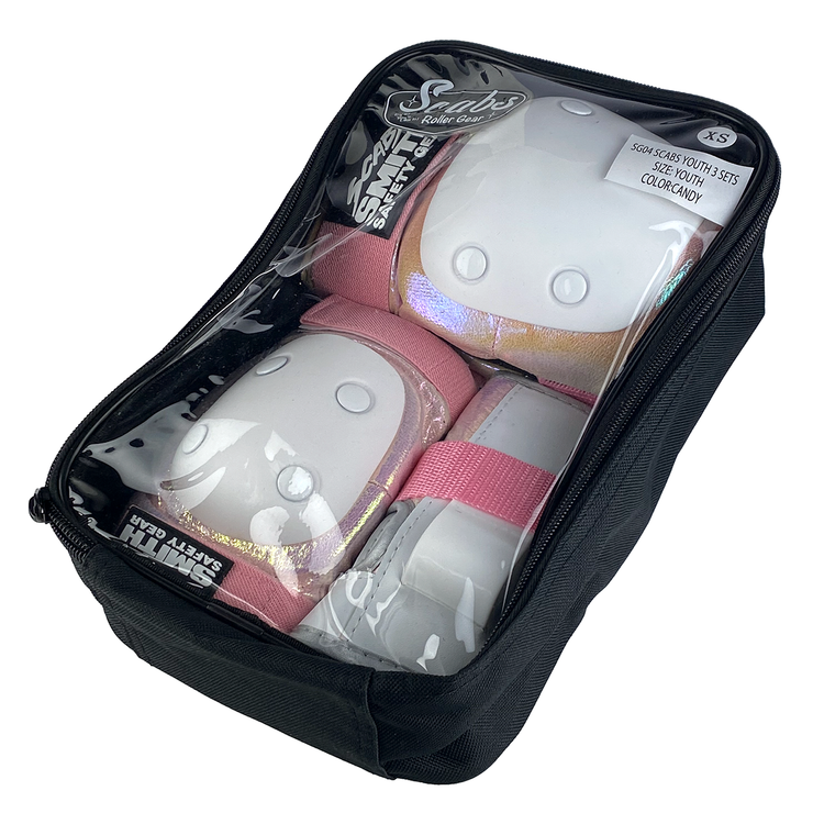 Scabs-COTTON CANDY*Roller pads YOUTH 3 set pack